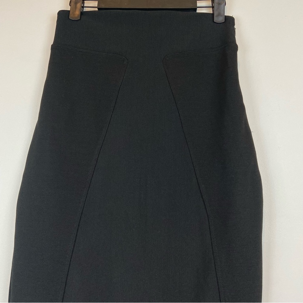 NWOT! Kardashian Kollection High Waist Bodycon Black Pencil Skirt Size Small - Picture 2 of 8